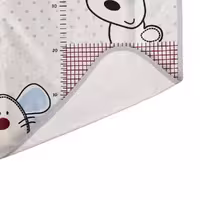 تشک تعویض نوزادی کار باکیفیت محصول HI BABY دارای رنگ بندی رویه کار مخملی و زیره کار مشنبا ضخامی