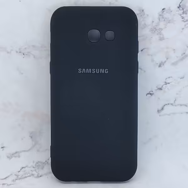 کاور سیلیکونی رنگی مدل TPN مناسب برای گوشی موبایل سامسونگ Galaxy A520 / A5 2017 - مشکی
