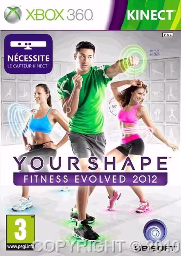 بازی کینکت کنسول Xbox360 your shape fitness evolved 2012