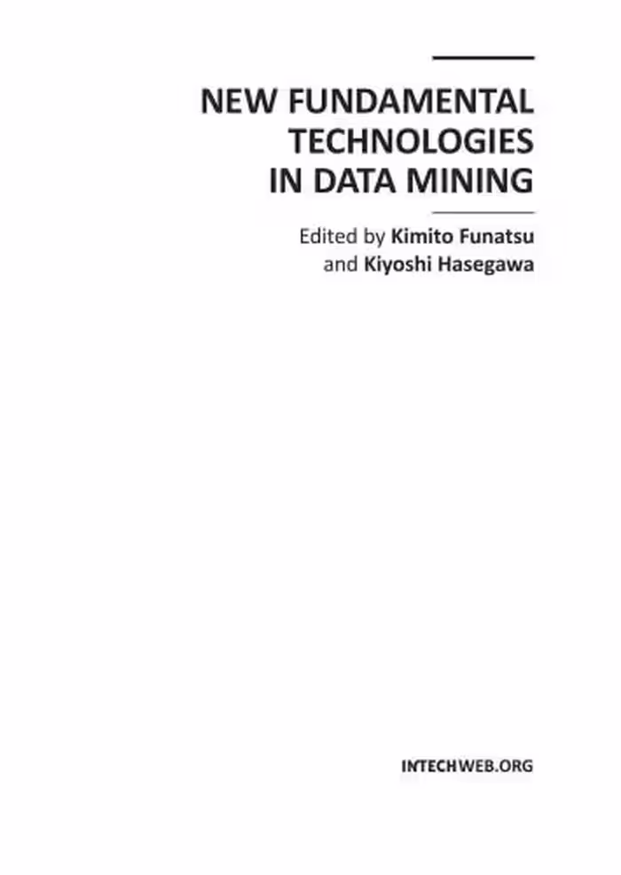 خرید و دانلود نسخه کامل کتاب New Fundamental Technologies in Data Mining