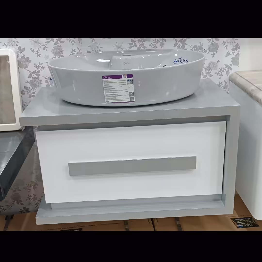 روشویی کابینتی پی وی سی مدل مگا 70