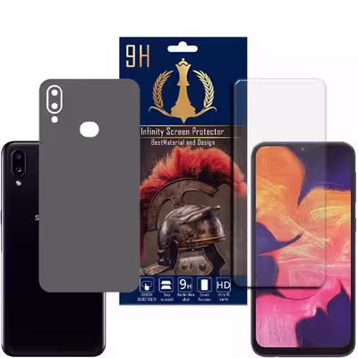 برچسب پوششی اینفینیتی مدل PRO MAX مناسب برای گوشی موبایل سامسونگ Galaxy A10S به همراه محافظ صفحه نمایش