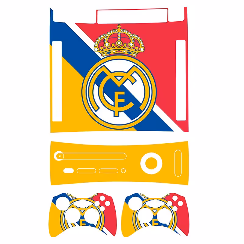 اسکین(برچسب)Xbox 360 آرکید -طرح رئال مادرید-مدل آرکید-kh1-سفارشی