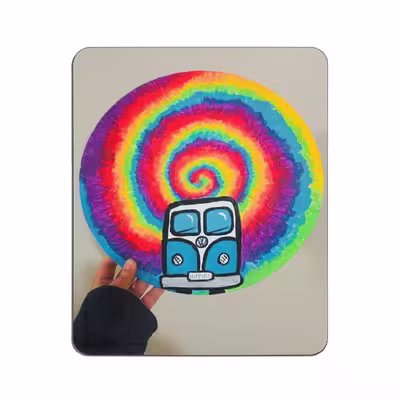 ماوس پد طرح Hippie کد 3312