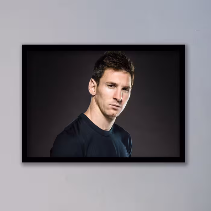 تابلو مدل فوتبالیست لیونل مسی Lionel Messi کد LAG1077