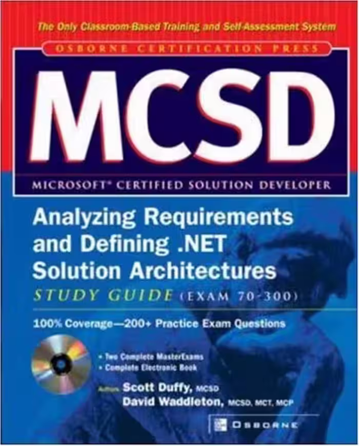 خرید و دانلود نسخه کامل کتاب MCSD Analyzing Requirements and Defining .NET Solutions Architectures Study Guide (Exam 70-300)