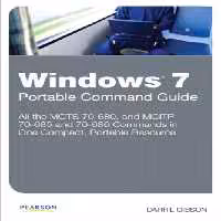 خرید و دانلود نسخه کامل کتاب Windows 7 Portable Command Guide: MCTS 70-680, 70-685 and 70-686
