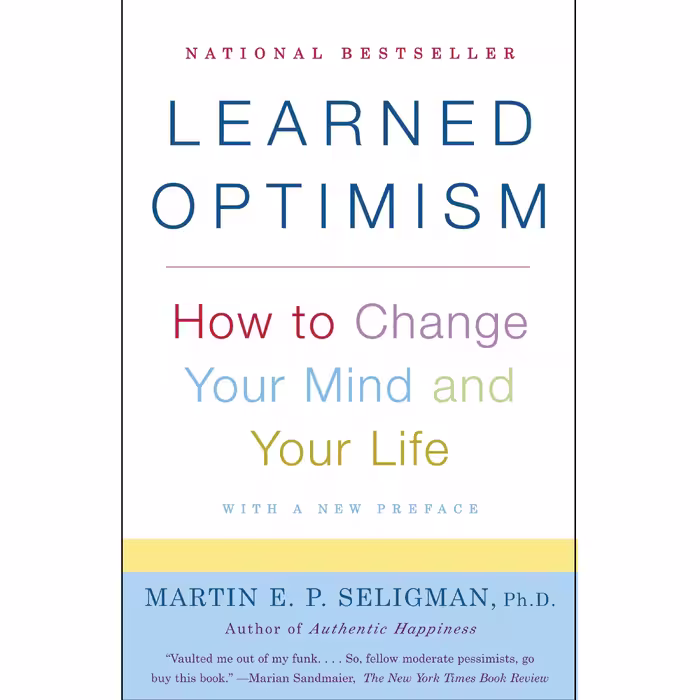 کتاب Learned Optimism اثر Martin E.P. Seligman انتشارات تازه ها
