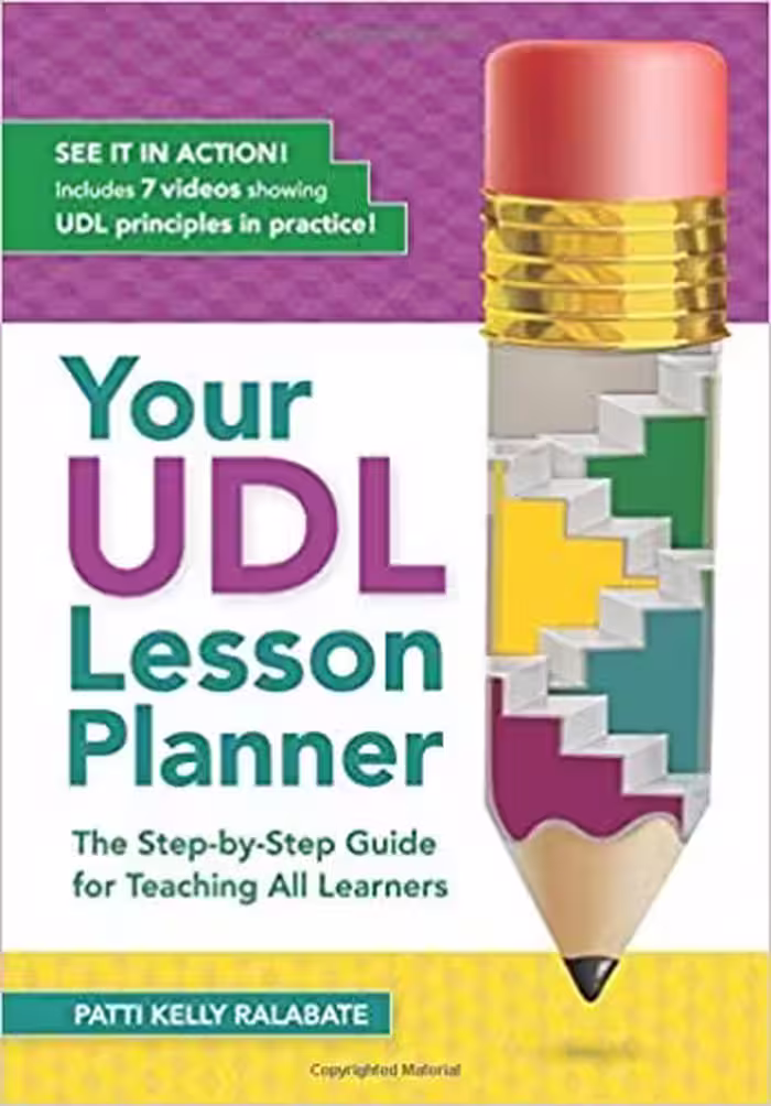 خرید و دانلود نسخه کامل کتاب Your UDL Lesson Planner: The Step-by-Step Guide for Teaching all Learners - Pdf