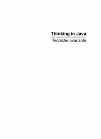 خرید و دانلود نسخه کامل کتاب Thinking in Java vol. 2 - Tecniche avanzate