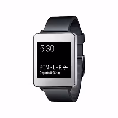 برچسب ماهوت طرح Matte White مناسب برای ساعت هوشمند ال جی G Watch