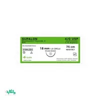 نخ جراحی نایلون راند بادید 4/0 سوپا-Supa بسته 36 عددی