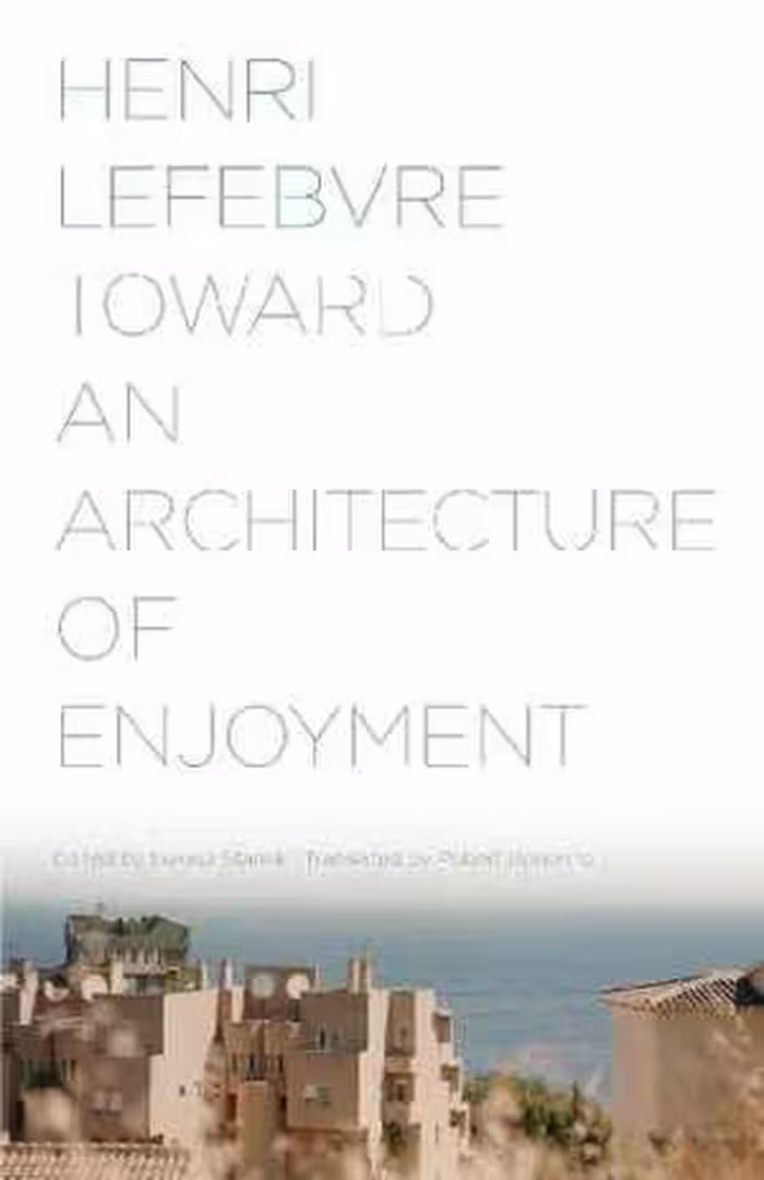 [PDF] دانلود کتاب Toward An Architecture Of Enjoyment, 2014