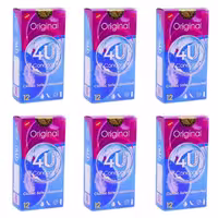 کاندوم فور یو مدل Original مجموعه 6 عددی