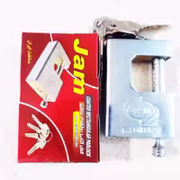 قفل کتابی برنجی جام سایز 850 روکش دار یکطرفه کلید دوشیار