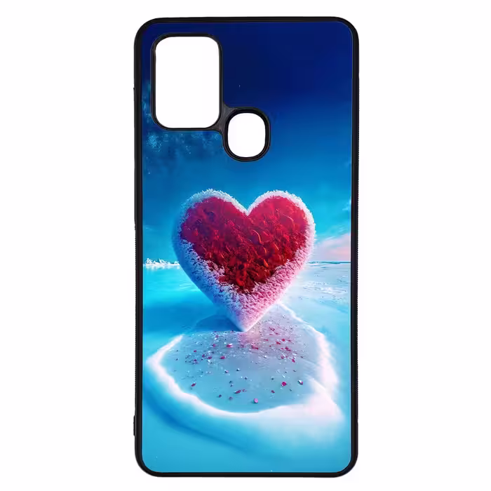 کاور طرح قلبی کد G-030 مناسب برای گوشی موبایل سامسونگ Galaxy A21s | دیجی قاب دونی