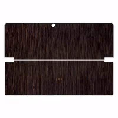 برچسب پوششی ماهوت مدل Dark-Gold-Stripes-Wood مناسب برای تبلت لنوو Miix 510 2016