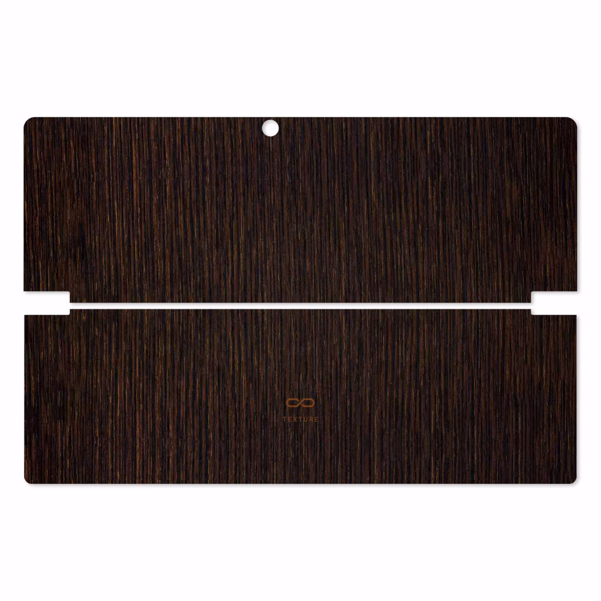 برچسب پوششی ماهوت مدل Dark-Gold-Stripes-Wood مناسب برای تبلت لنوو Miix 510 2016