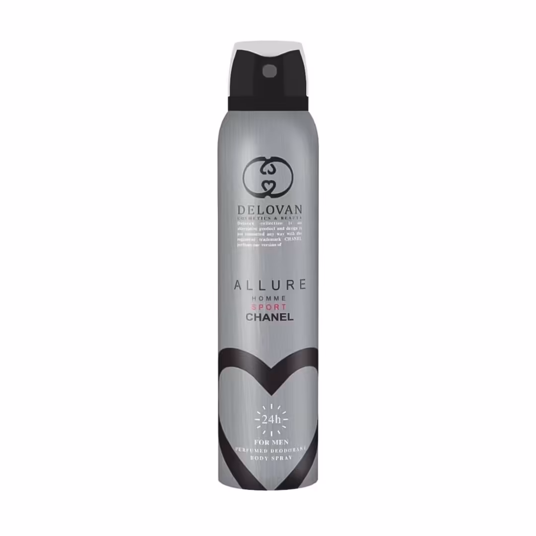 اسپری خوشبو کننده بدن مردانه دلوان مدل ALLURE HOMME SPORT CHANEL حجم 200 میلی لیتر