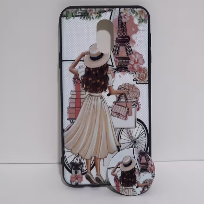 کاور کد 33256 مناسب برای گوشی موبایل سامسونگ Galaxy A720 به همراه پایه نگهدارنده