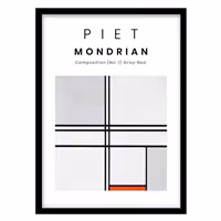 قیمت و خرید تابلو دکوراتیو نقاشی کلاسیک اثر Piet Mondrian کد 1292