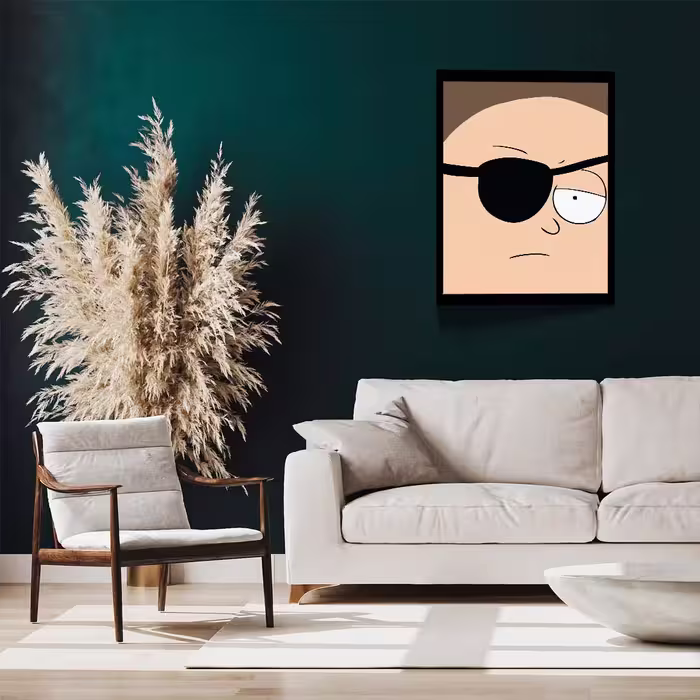 تابلو مدل Rick &amp; Morty کد F-1033