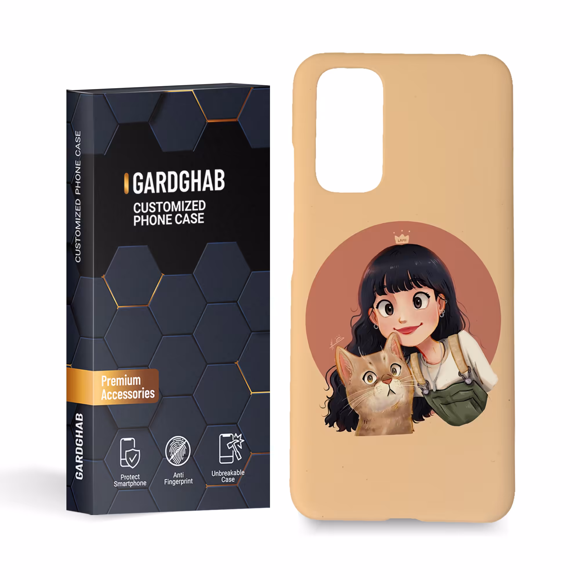 کاور گارد قاب مدل دخترانه مناسب برای گوشی موبایل شیایومی Redmi note 11 4g