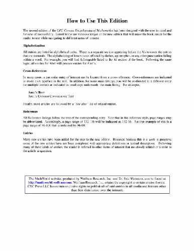 خرید و دانلود نسخه کامل کتاب Concise encyclopedia of mathematics