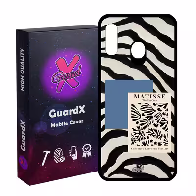 کاور گارد ایکس طرح Zebra مدل Glass10568 مناسب برای گوشی موبایل سامسونگ Galaxy A30/A20/M10S