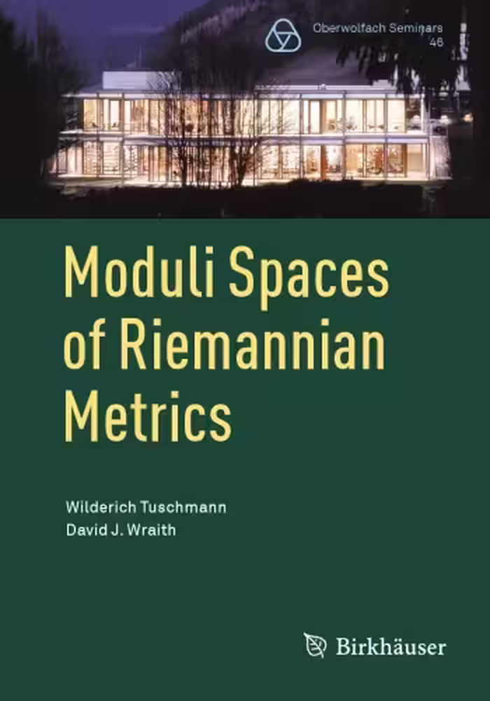 خرید و دانلود نسخه کامل کتاب Moduli Spaces of Riemannian Metrics