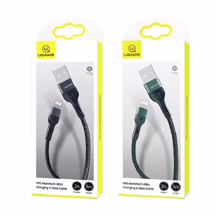 کابل تبدیل USB به لایتنینگ یوسمز مدل U55 طول 1 متر