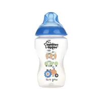 شیشه شیر طلقی 3  ماه تامی تیپی TOMMEE TIPPEE ظرفیت 340 میلی لیتر آبی