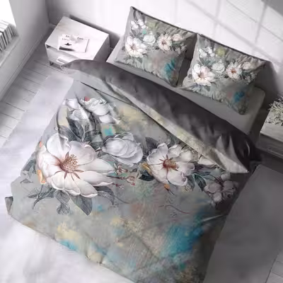 سرویس روتختی مدل گلها دو نفره 6 تکه