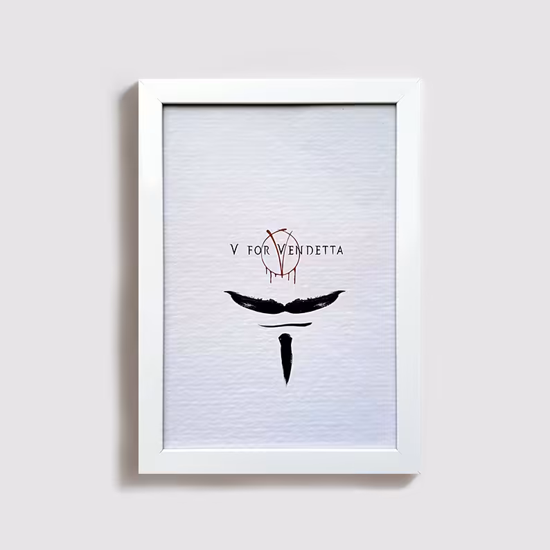 تابلو طرح فیلم V for Vendetta W012