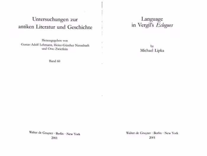 خرید و دانلود نسخه کامل کتاب Language in Vergil’s Eclogues
