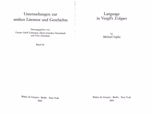 خرید و دانلود نسخه کامل کتاب Language in Vergil’s Eclogues