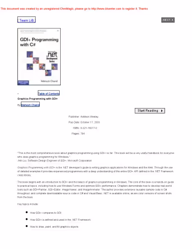 خرید و دانلود نسخه کامل کتاب Graphics Programming with GDI