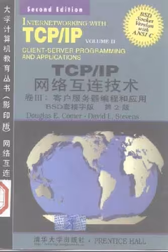 خرید و دانلود نسخه کامل کتاب Internetworking with TCP/IP Vol. III, Client-Server Programming and Applications--BSD Socket Version