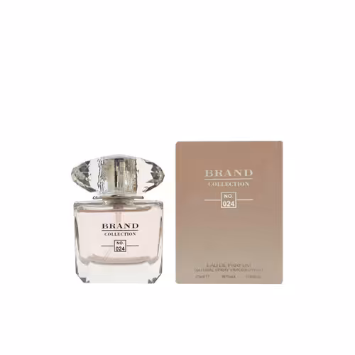 عطر ادکلن زنانه ورساچه برایت کریستال یا ورساچه صورتی برند کالکشن کد 024 (Versace Bright Crystal) حجم 25 میل