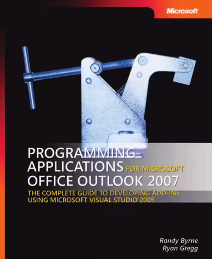 خرید و دانلود نسخه کامل کتاب Programming Applications for Microsoft Office Outlook 2007
