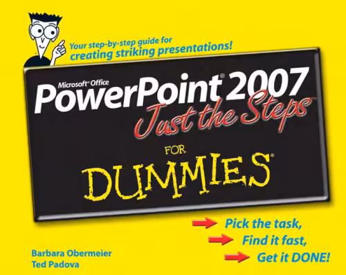 خرید و دانلود نسخه کامل کتاب PowerPoint 2007 Just the Steps For Dummies