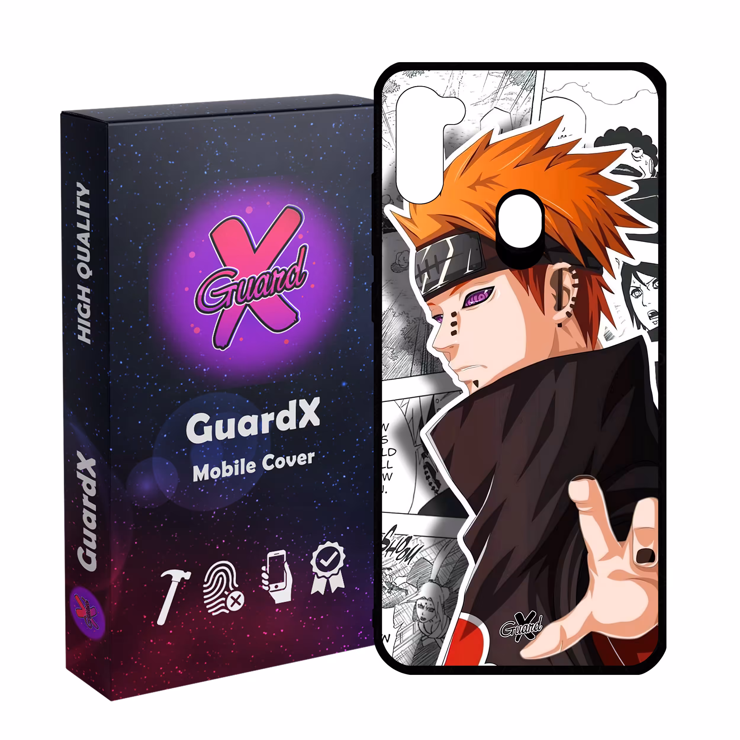 کاور گارد ایکس طرح Naruto Anime مدل Glass10554 مناسب برای گوشی موبایل سامسونگ Galaxy A11/M11