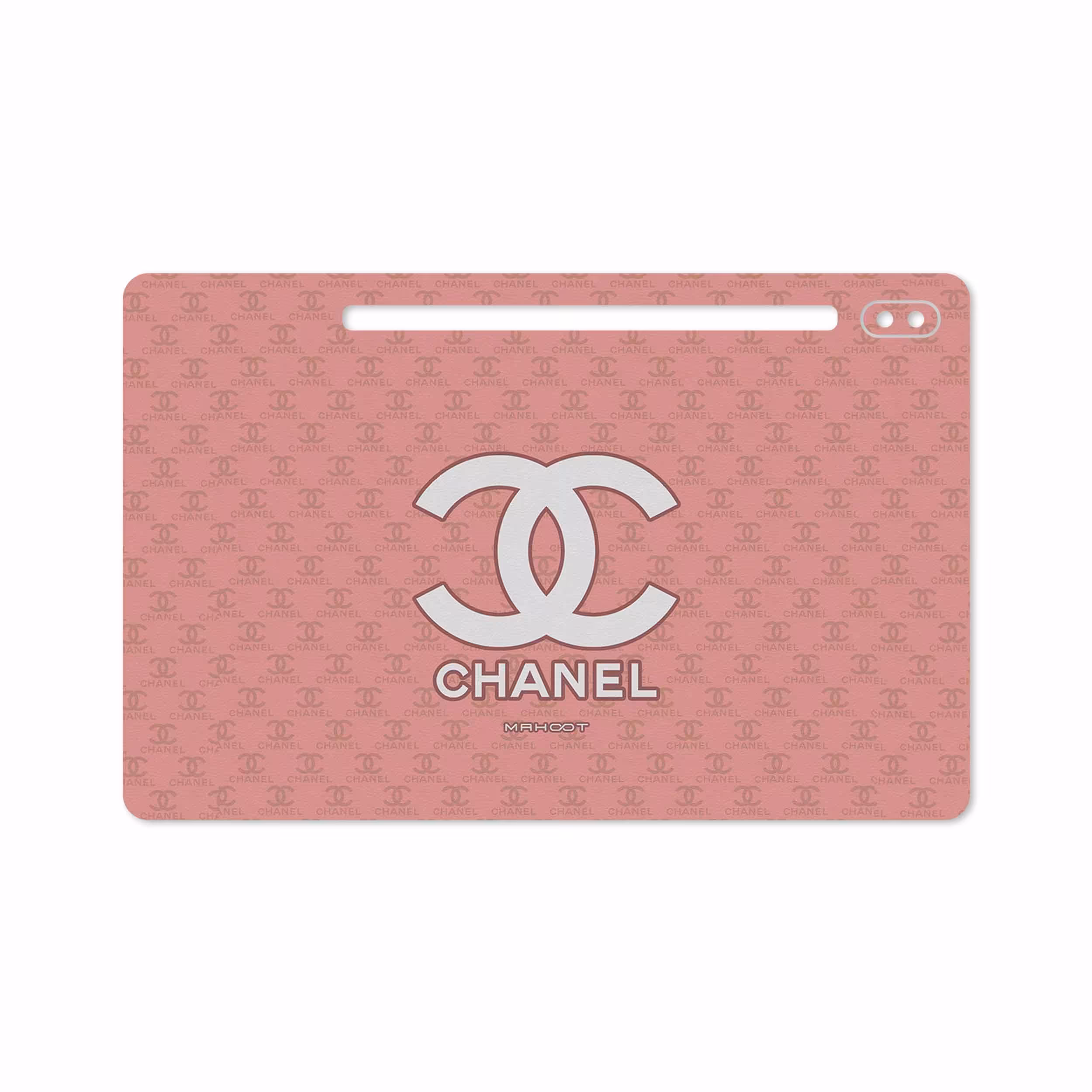 برچسب پوششی ماهوت مدل CHANEL-Logo مناسب برای تبلت سامسونگ Galaxy Tab S6 2019 SM-T865