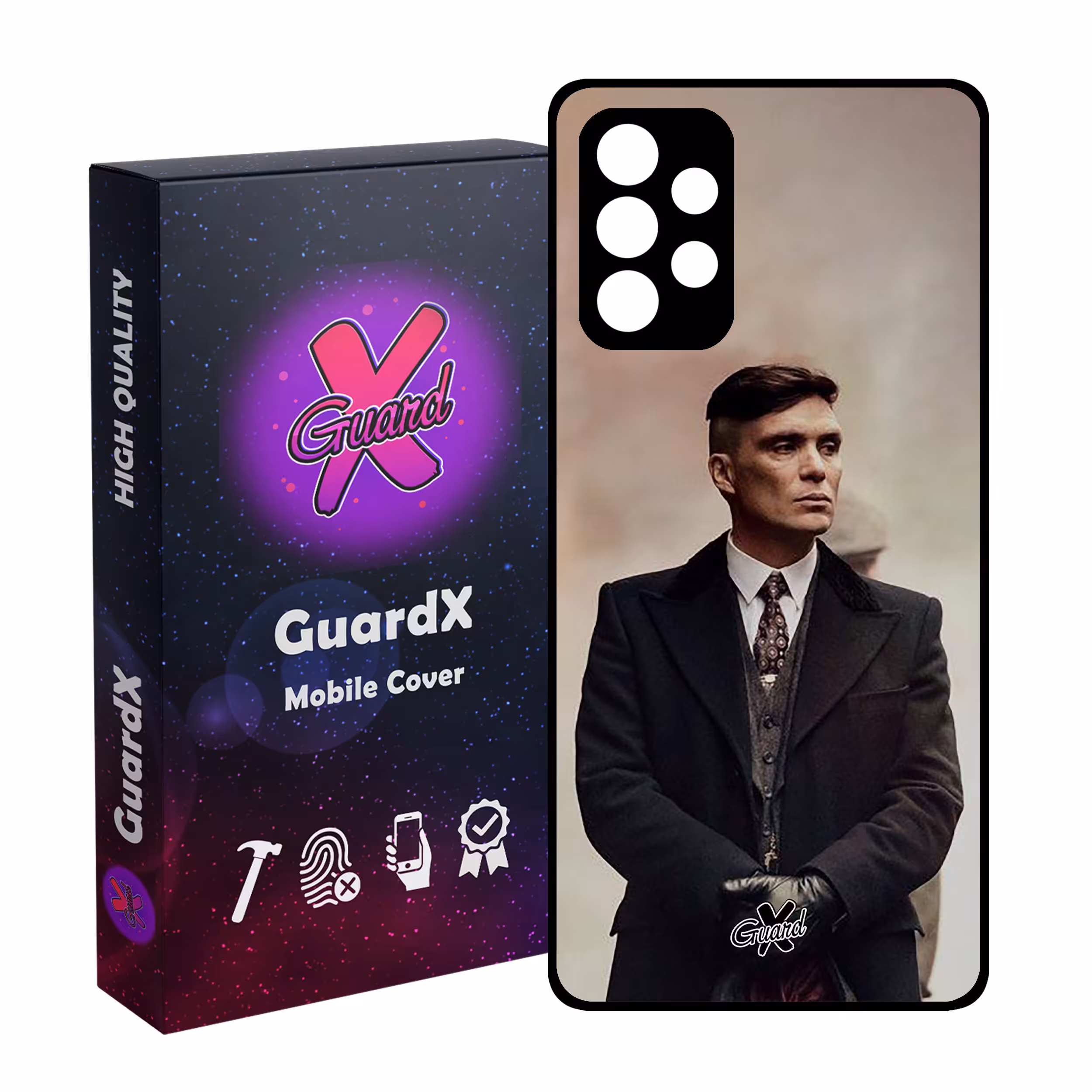 کاور گارد ایکس طرح Peaky Blinders مدل Glass10230 مناسب برای گوشی موبایل سامسونگ Galaxy A52s