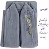 حوله پالتویی مدل گلواره سایز 125