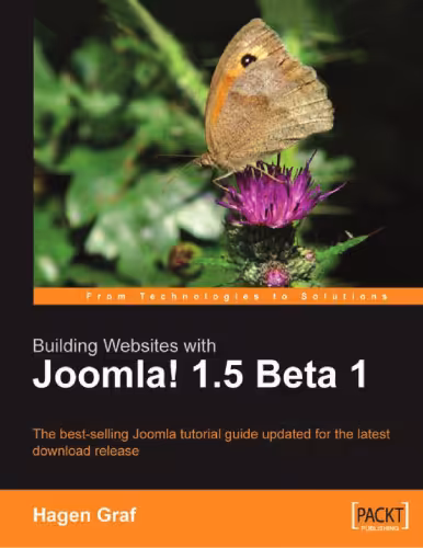 خرید و دانلود نسخه کامل کتاب Building Websites with Joomla! 1.5 Beta 1