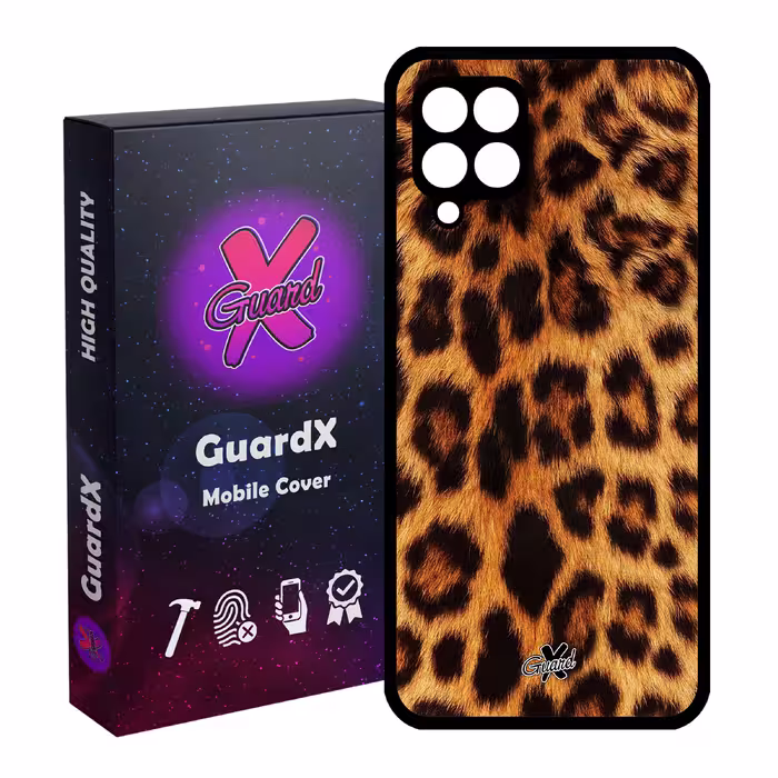 کاور گارد ایکس طرح Leopard مدل Glass10095 مناسب برای گوشی موبایل سامسونگ Galaxy A12