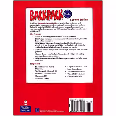 کتاب Backpack Starter اثر Diane Pinkley انتشارات لانگمن