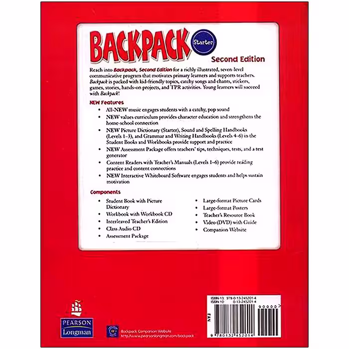 کتاب Backpack Starter اثر Diane Pinkley انتشارات لانگمن
