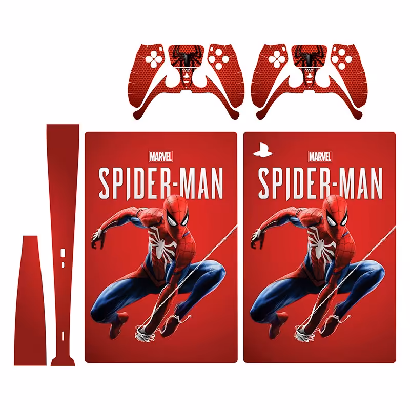 اسکین(برچسب)Playstation 5-مدل دیجیتال -طرح spiderman  -کد1-سفارشی